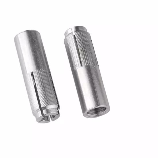 Manufacturer 304 316 Stainless Steel M12 10mm 12mm DIN Standard Half Knurled Drop in Anchor