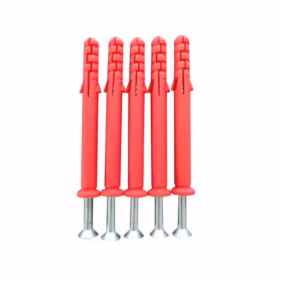 PE Expand Plug Wall Anchor, Screw Plug White Color Factory Good Quality