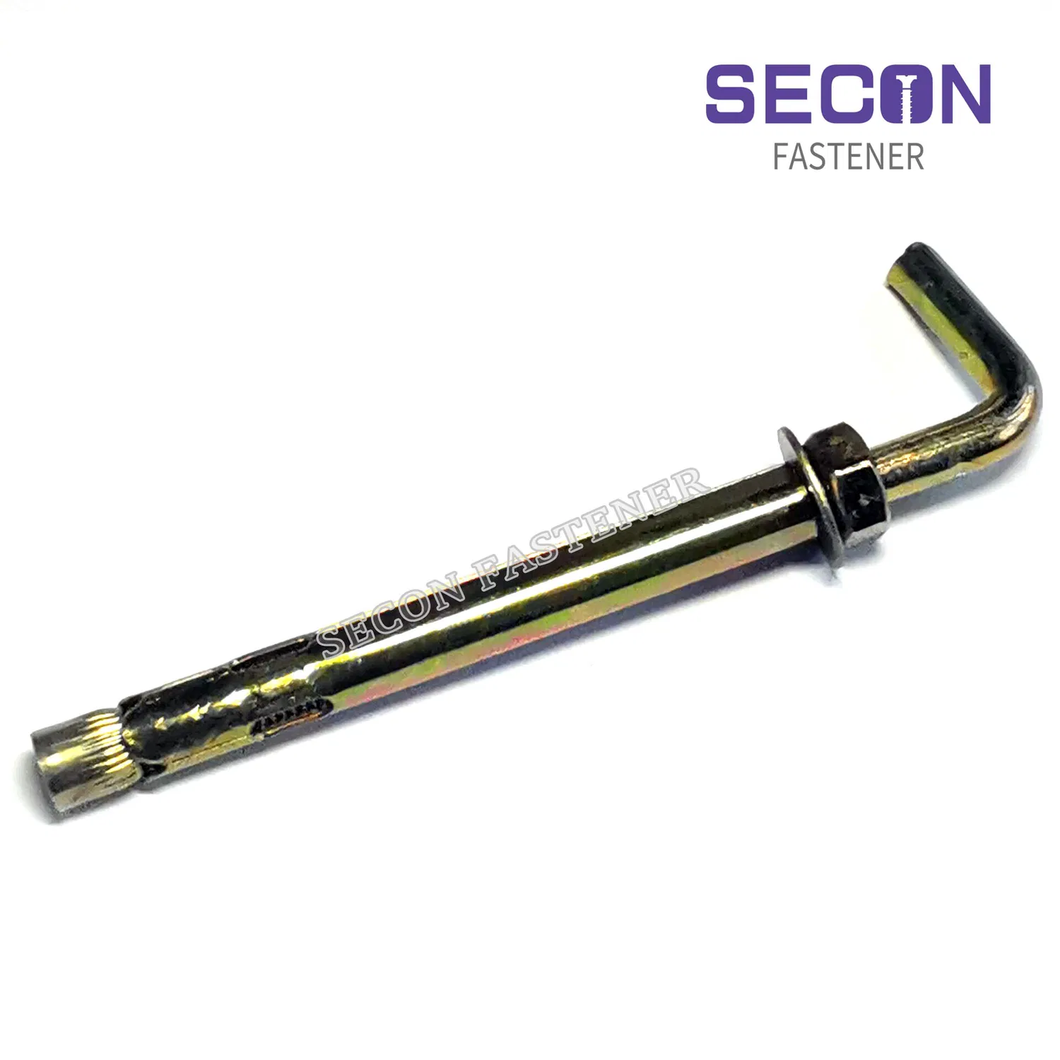Real Factory Producing Carbon Steel Grade 4.8 Expansion Screw Yellow or White Zinc Plating Sleeve Anchor, Wedge Anchor Used for Metal Structure Made in China