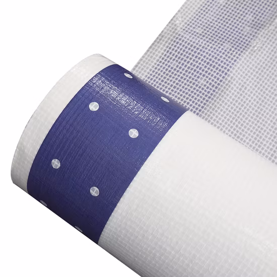 High Quality 2X45m Containment Reinforced Poly Sheeting Scaffolding Construction Tarps for Australian Market